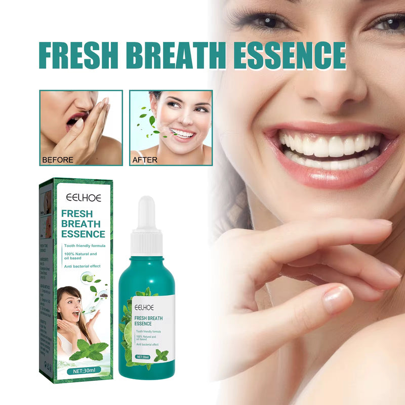 Essence de soin bucco-dentaire pour une haleine fraîche