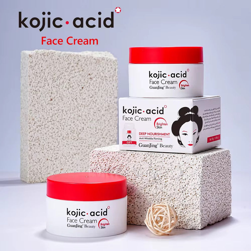 Kojic Glow – Crème visage complète : anti-taches, anti-acné, anti-âge . L’original qualité
