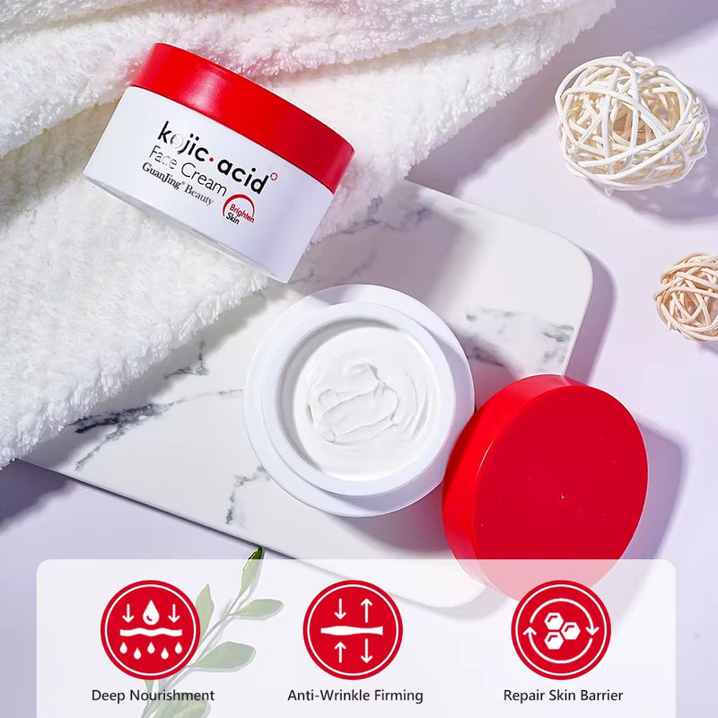 Kojic Glow – Crème visage complète : anti-taches, anti-acné, anti-âge . L’original qualité