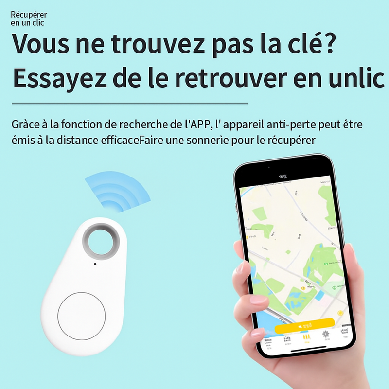Porte-clef Anti-perte intelligent