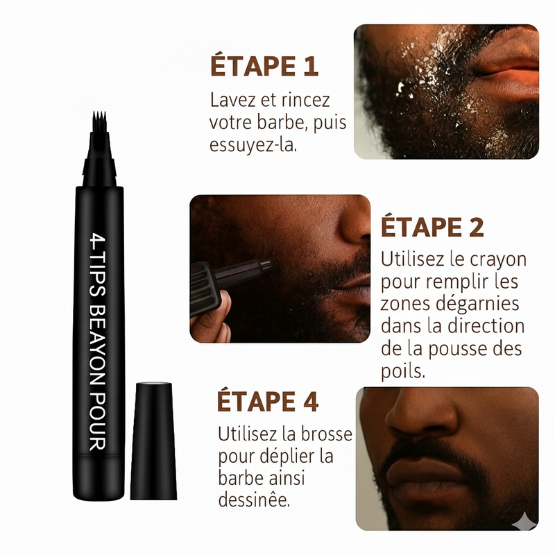 Crayon de Remplissage pour Barbe