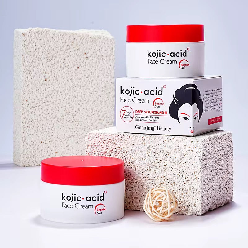 Kojic Glow – Crème visage complète : anti-taches, anti-acné, anti-âge . L’original qualité