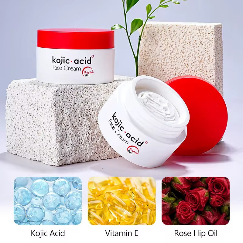 Kojic Glow – Crème visage complète : anti-taches, anti-acné, anti-âge . L’original qualité