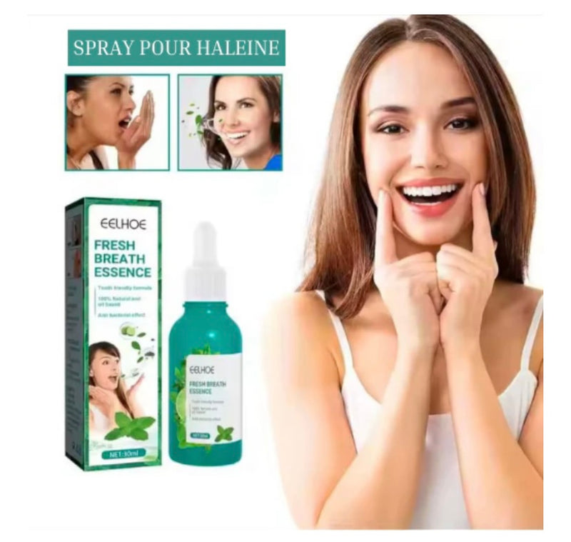 Essence de soin bucco-dentaire pour une haleine fraîche