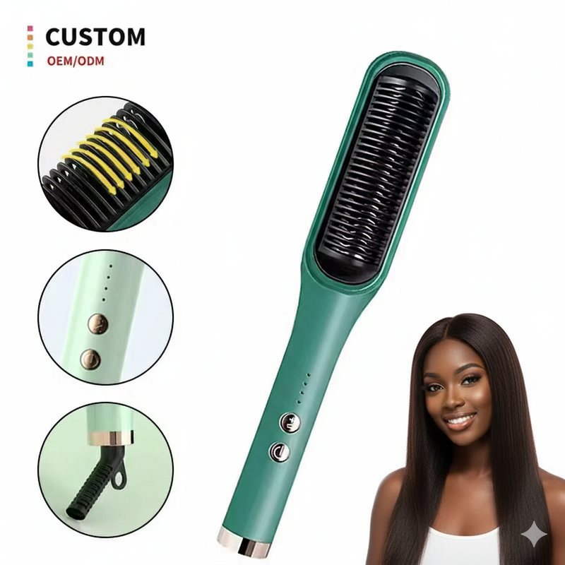 Brosse chauffante électrique